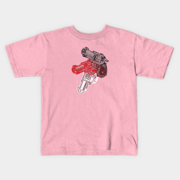 POP GUN Kids T-Shirt by MAYRAREINART